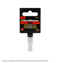 GearWrench - Dado Medio Sae 1/4 Plg 6 Puntas 80141S 6 MM - HGW80141M