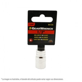 GearWrench - Dado Medio Sae 1/4 Plg 6 Puntas 80123S 1/2 Plg - HGW80123M